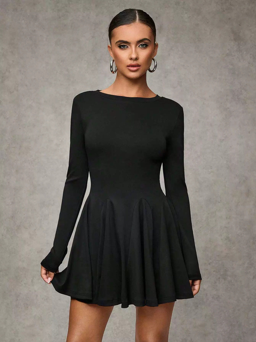ZARA Chic Simple Spring Summer Young Slimming Commuter Short Dress